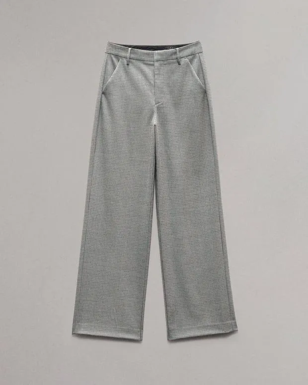 Women Pants Rag and Bone Andi FullLength Plaid Pant Blue Plaid