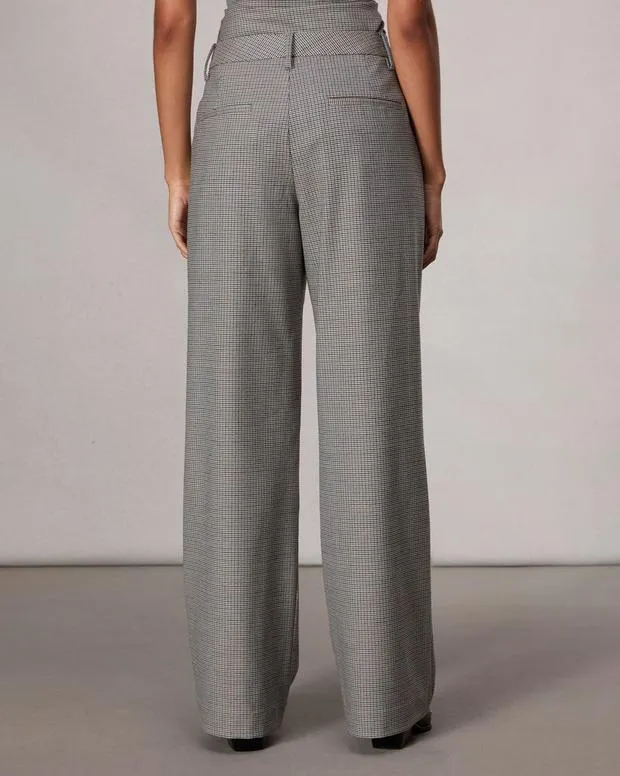 Women Pants Rag and Bone Andi FullLength Plaid Pant Blue Plaid