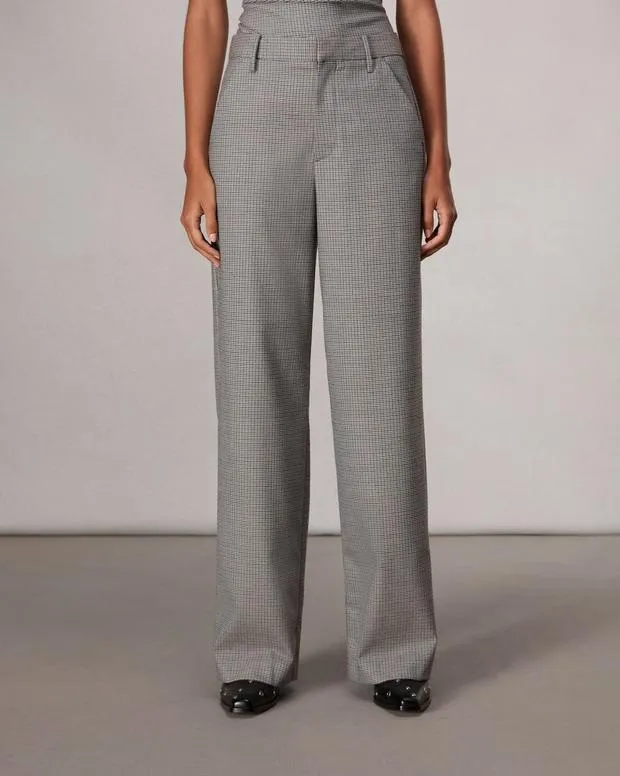 Women Pants Rag and Bone Andi FullLength Plaid Pant Blue Plaid