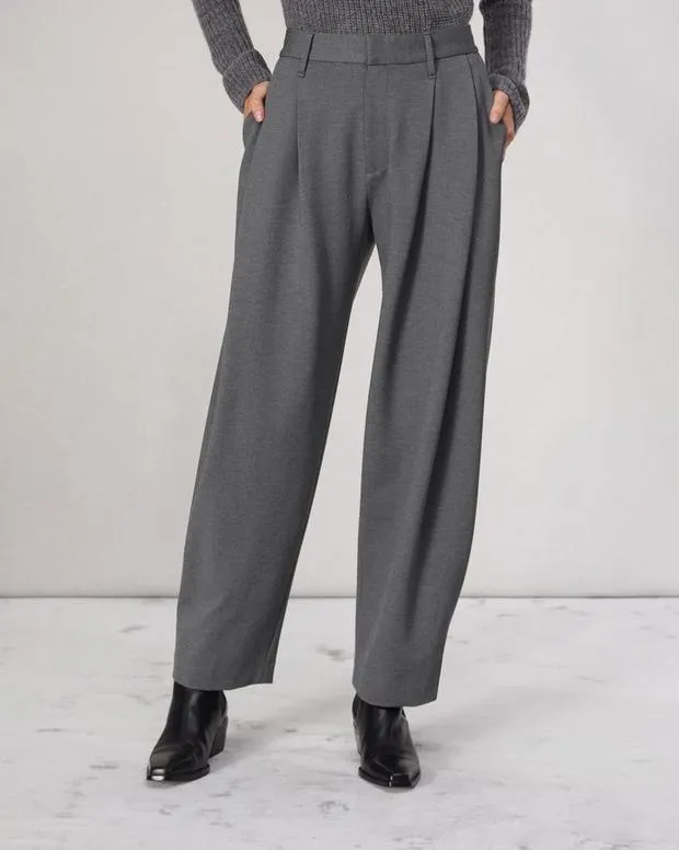 Women Pants Rag and Bone Cecily Ponte Pant Charcoal