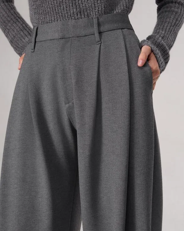 Women Pants Rag and Bone Cecily Ponte Pant Charcoal