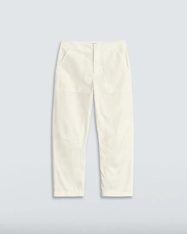 Women Pants Rag and Bone Leyton Cotton Pant Ivory