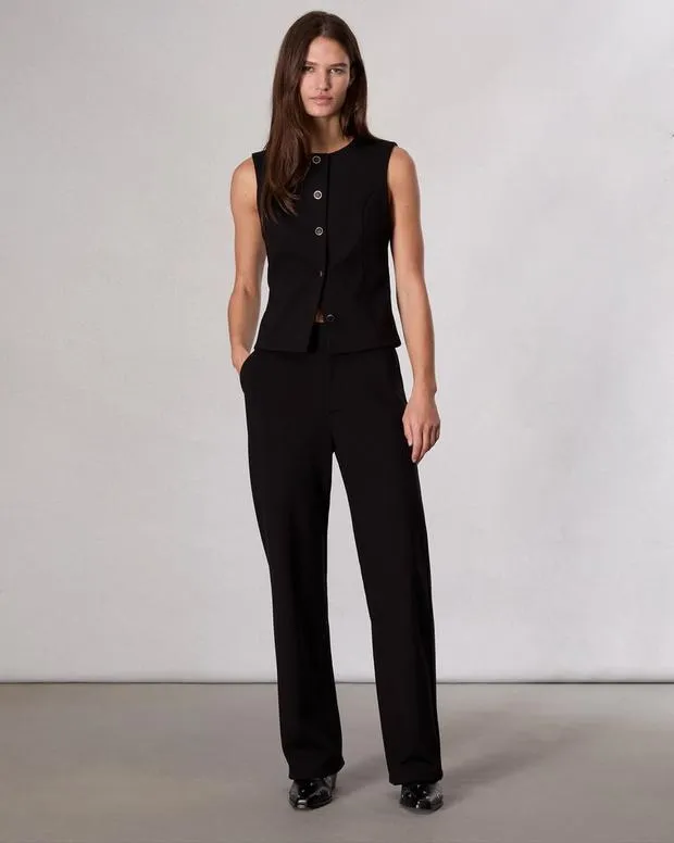 Women Pants Rag and Bone Shea Ponte Pant Black