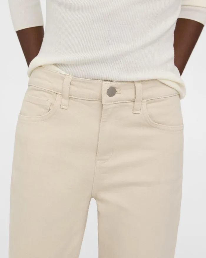 Women Pants Theory Treeca Jean In Stretch Denim Sand