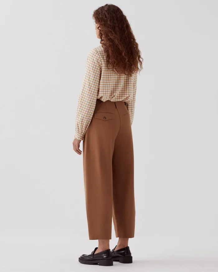 Women Peggy 8211 Carrot Trousers Toasted Coconut Comptoir Des Cotonniers Trousers