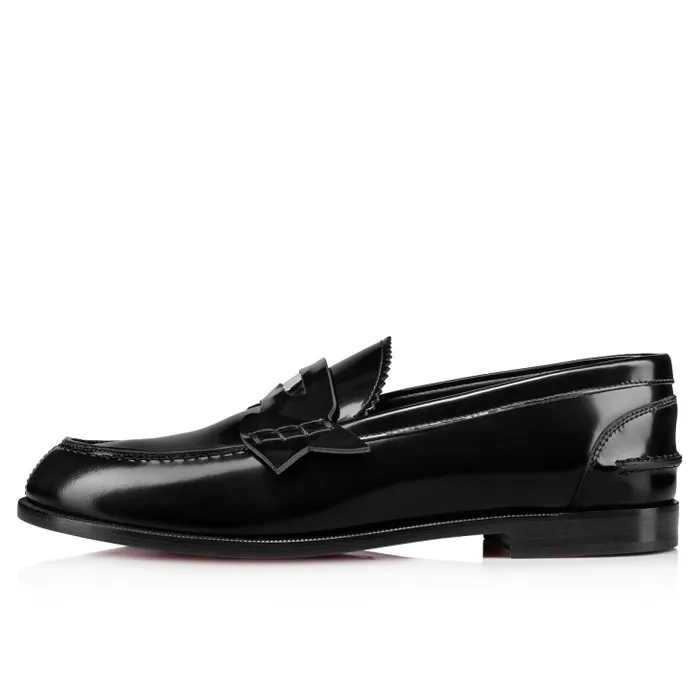Women Penny Loafers 8211 Calf Leather 8211 Black Christian Louboutin Flats and Loafers