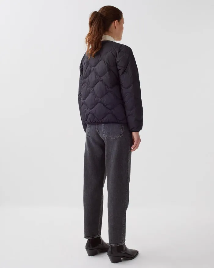 Women Plume 8211 LongSleeve Down Jacket Black Beauty Comptoir Des Cotonniers Coats and Jackets