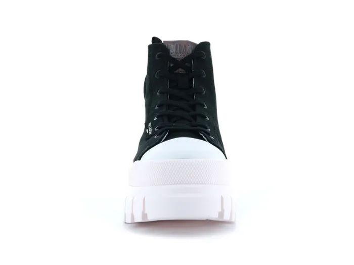 Women REVOLT HI TX Black Marshmallow PALLADIUM Boots