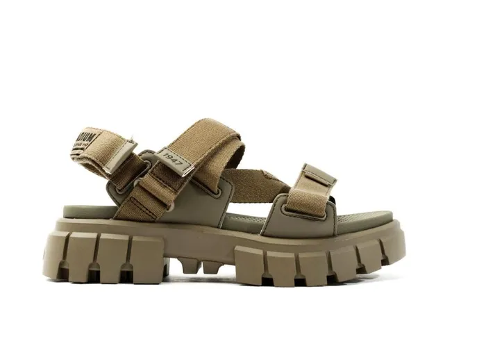 Women REVOLT SANDAL MONO Dusky Green PALLADIUM Sandals