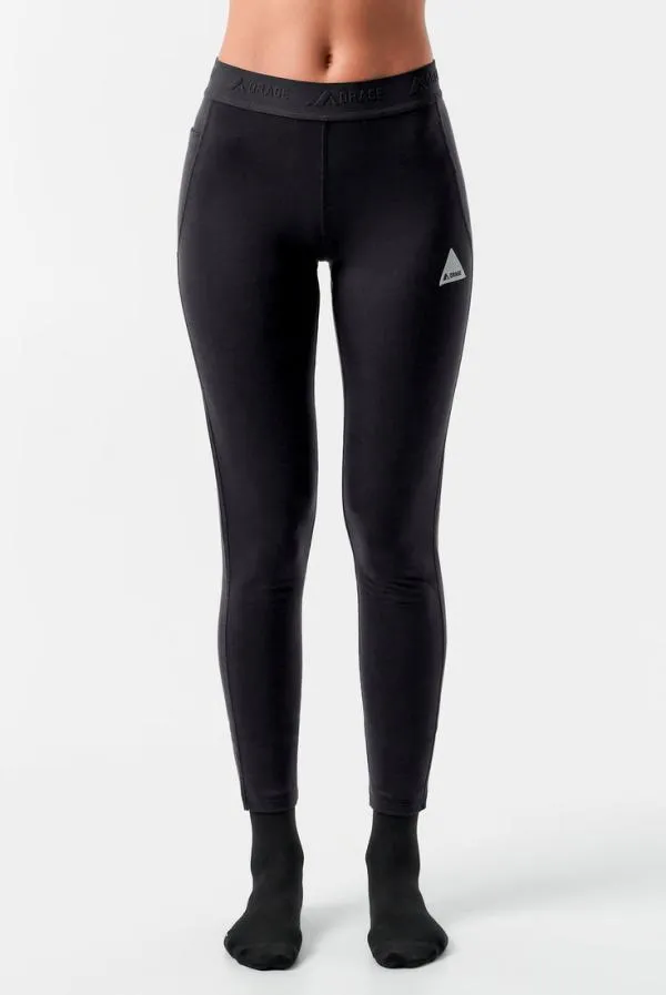 Women Sage Light Base Layer PantBlack Orage Base Layers