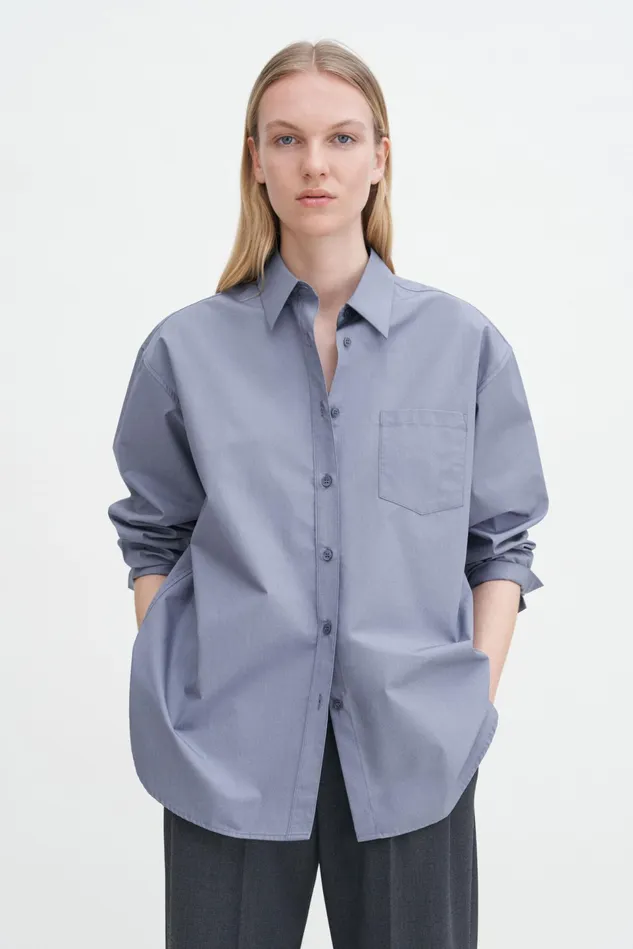 Women Sammy Shirt Grey Blue Filippa K Shirts and Blouses
