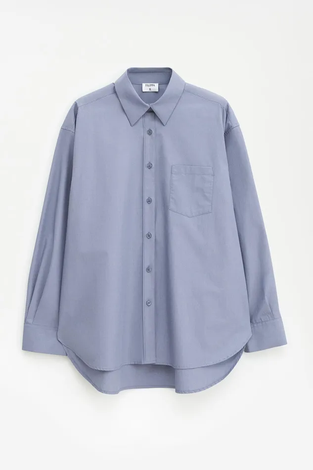 Women Sammy Shirt Grey Blue Filippa K Shirts and Blouses