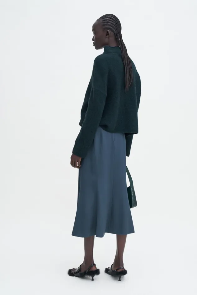 Women Satin Skirt Dawn Blue Filippa K Skirts