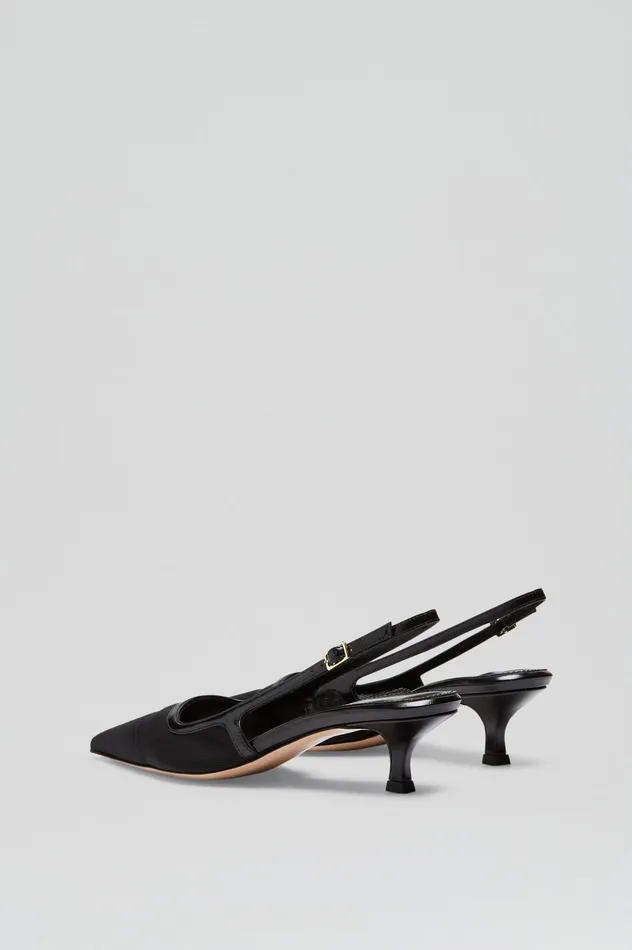 Women Scanlan Theodore FINE MESH SLINGBACK 45 BLACK Shoes Women Scanlan Theodore FINE MESH SLINGBACK 45 BLACK Shoes