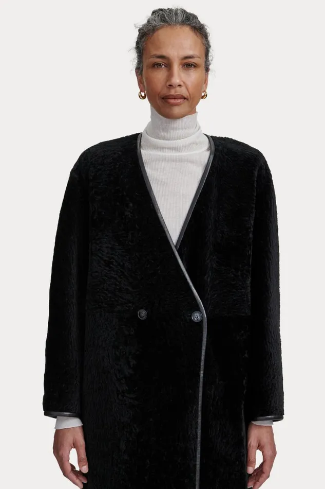Women Scarves Hats Rachel Comey Shearling Beanie Olive