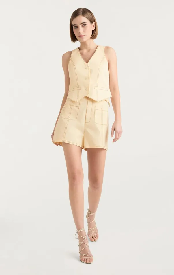 Women Shorts Cinq Sept Hayes Short Gardenia