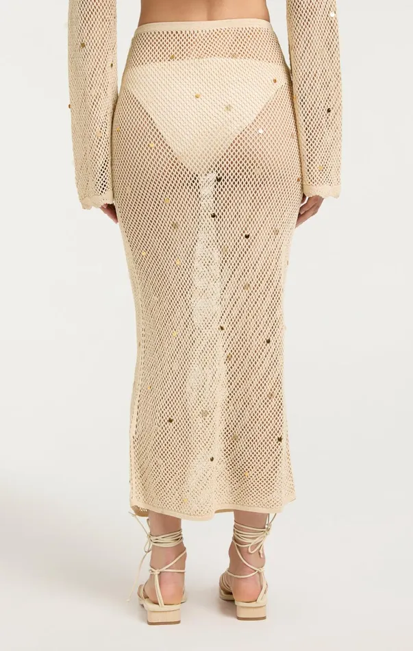 Women Skirts Cinq Sept Briar Skirt Naturalgold