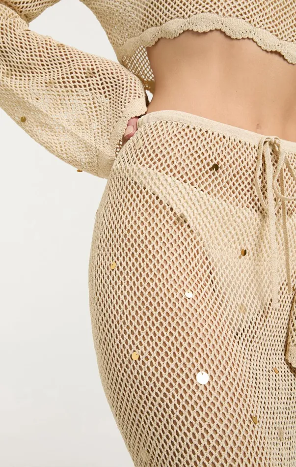 Women Skirts Cinq Sept Briar Skirt Naturalgold