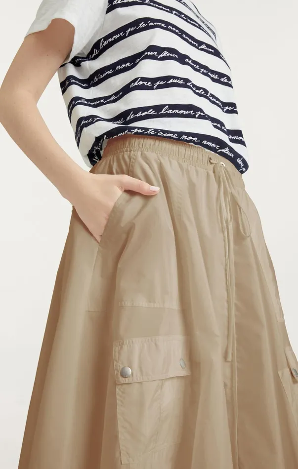 Women Skirts Cinq Sept Finley Skirt Khaki