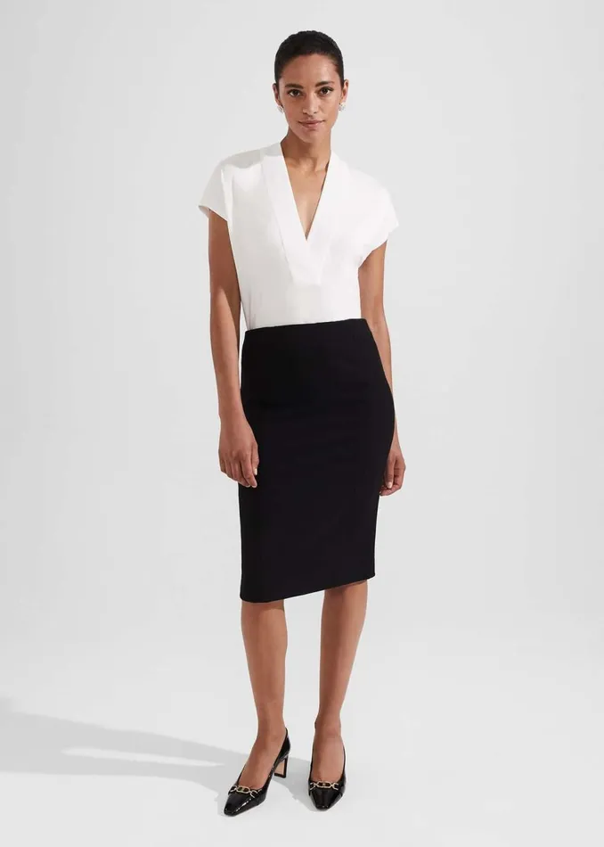 Women Skirts Hobbs Petite Charley Skirt Black