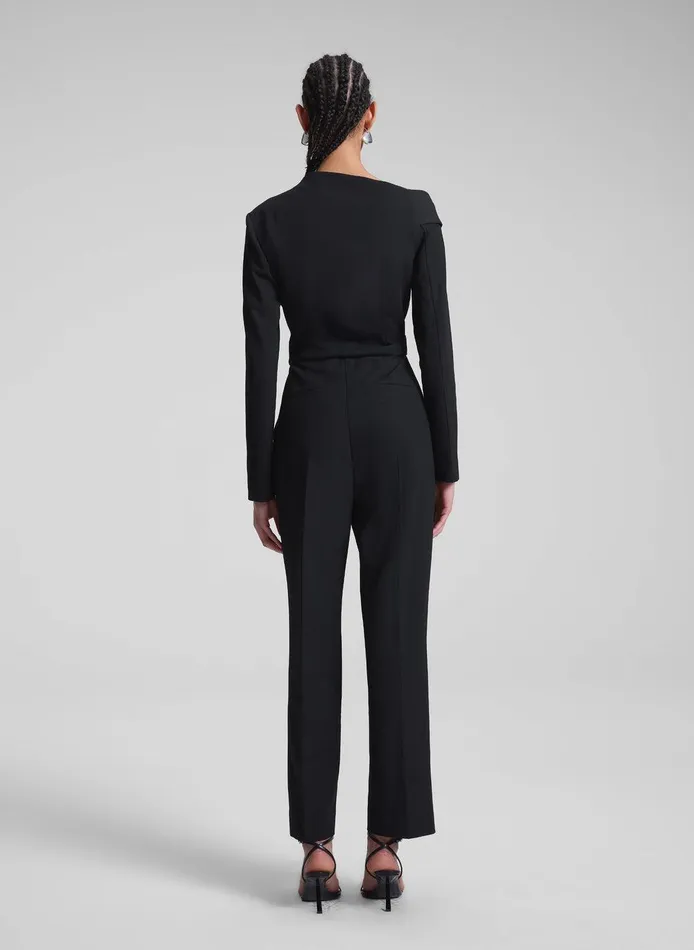 Women Skyla Asymmetric Jumpsuit Black ALC Bottoms