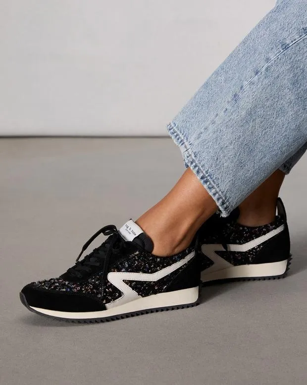 Women Sneakers Rag and Bone Retro Runner Sneaker Black Multi