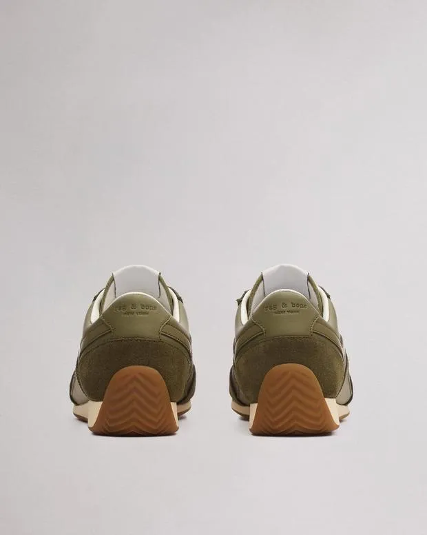 Women Sneakers Rag and Bone Slim Retro Runner Sneaker Martini Olive
