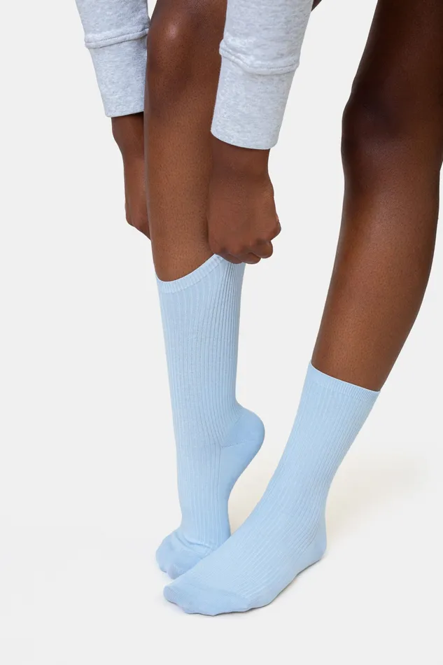 Women Socks Colorfulstandard Women Classic Organic Sock 8211 Burned Yellow