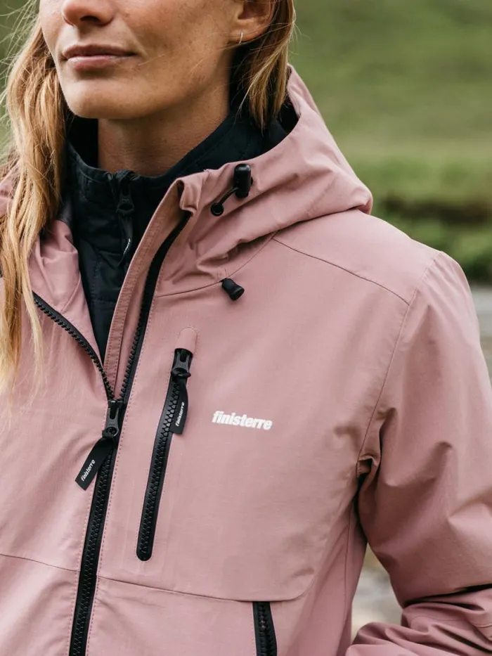 Women Stormbird Waterproof Jacket Heather Mist Finisterre Jackets Coats and Gilets Women Stormbird Waterproof Jacket Heather Mist Finisterre Jackets Coats and Gilets