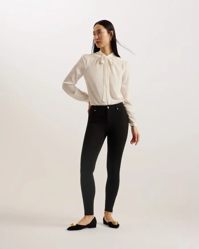 Women STRENTI 8211 Skinny Zip Cuff Ponti Jeggings Black Ted Baker Trousers and Shorts Women STRENTI 8211 Skinny Zip Cuff Ponti Jeggings Black Ted Baker Trousers and Shorts