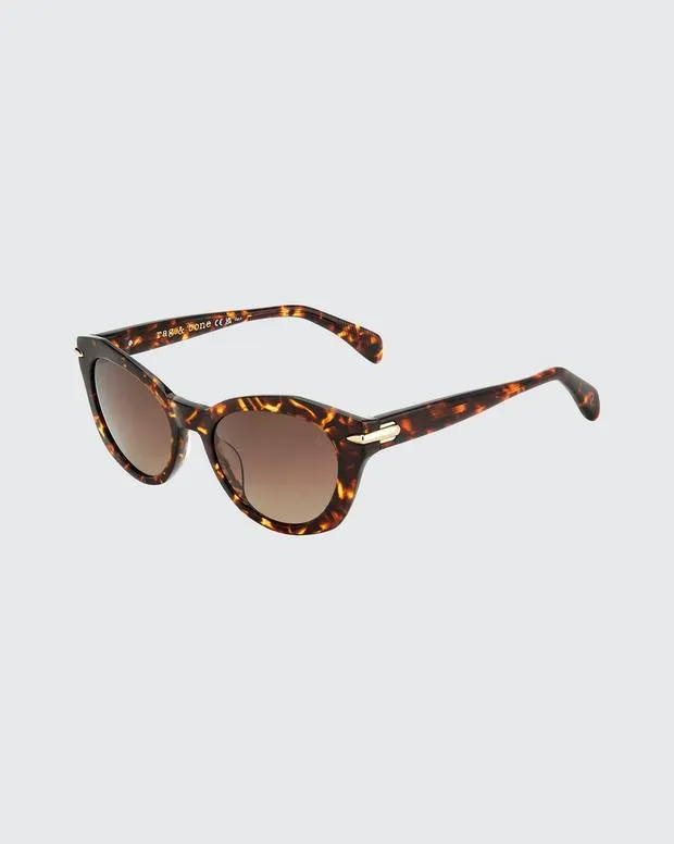 Women Sunglasses Rag and Bone Lily Havana