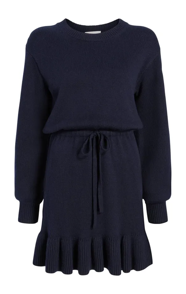 Women Sweaters and Knits Cinq Sept Kiana Dress Navy
