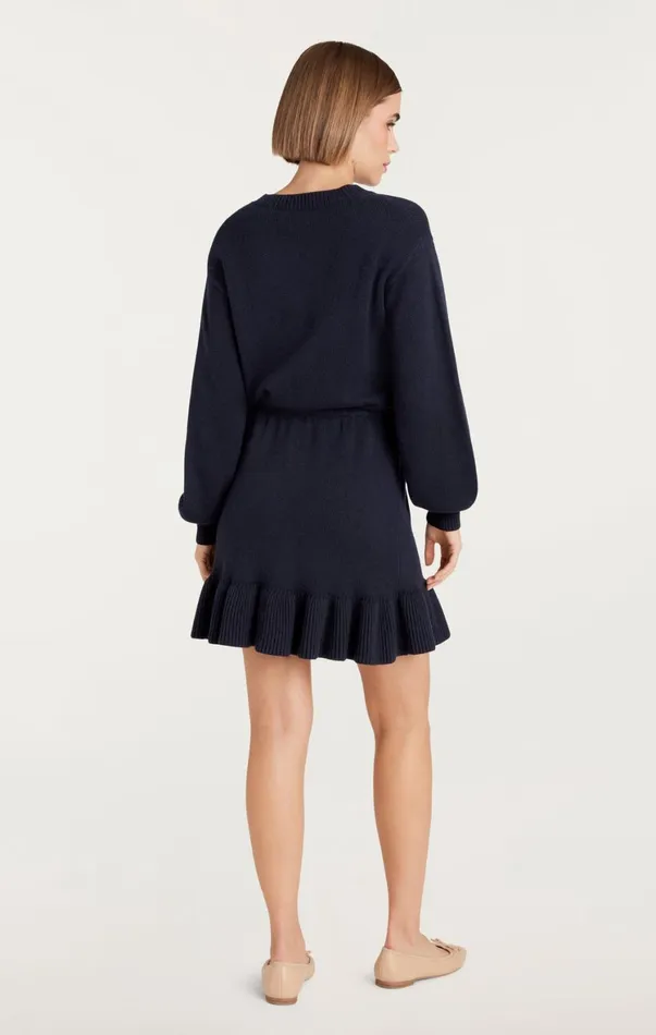 Women Sweaters and Knits Cinq Sept Kiana Dress Navy