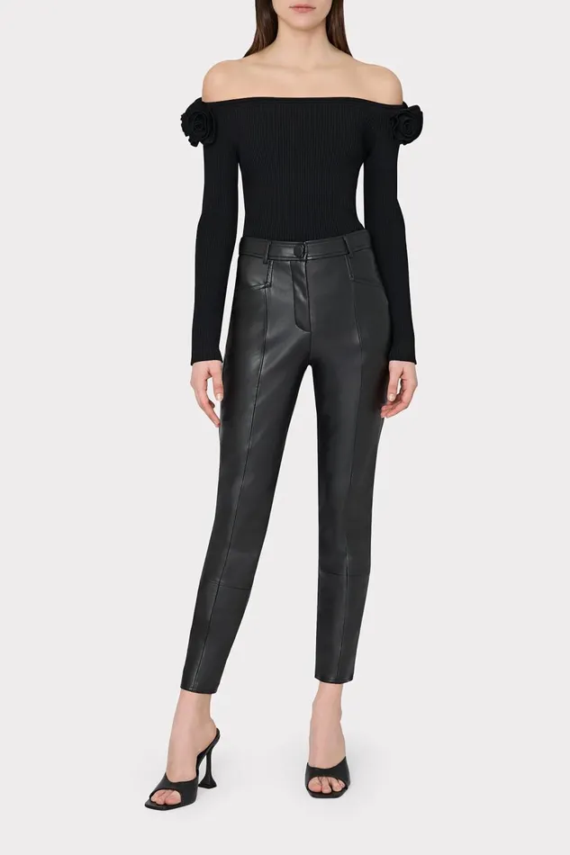 Women Sweaters and Knits Milly Kayla Off The Shoulder Knit Top Black Women Sweaters and Knits Milly Kayla Off The Shoulder Knit Top Black