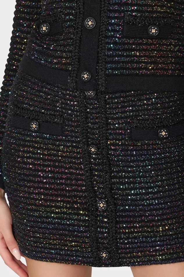 Women Sweaters and Knits Milly Sequin Textured Knit Mini Skirt Multi Women Sweaters and Knits Milly Sequin Textured Knit Mini Skirt Multi