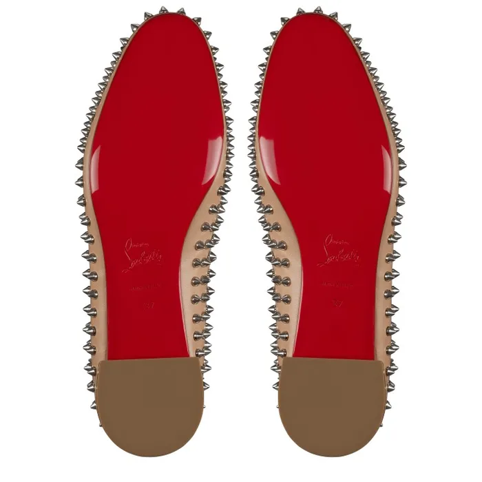 Women Sweetie Jane Spikes Ballerinas 8211 Nappa Leather And Spikes 8211 Blush Christian Louboutin Flats and Loafers