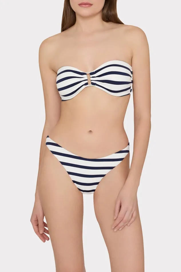 Women Swim and Coverups Milly Margot Nautical Stripe Bikini Bottom Navywhite Women Swim and Coverups Milly Margot Nautical Stripe Bikini Bottom Navywhite