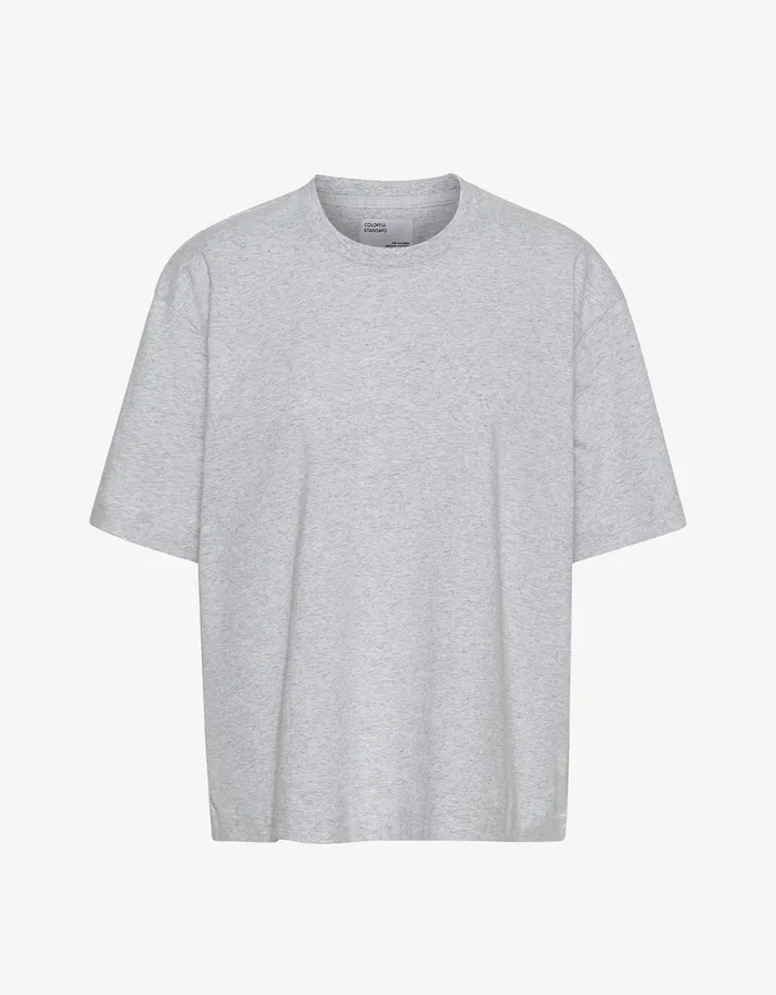 Women TShirts Colorfulstandard Oversized Organic TShirt 8211 Heather Grey