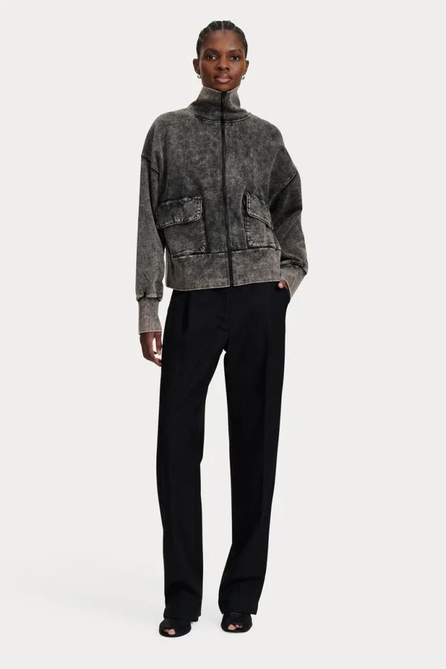 Women Tshirts Sweatshirts Rachel Comey Slide Sweatshirt Smoky Hazelnut