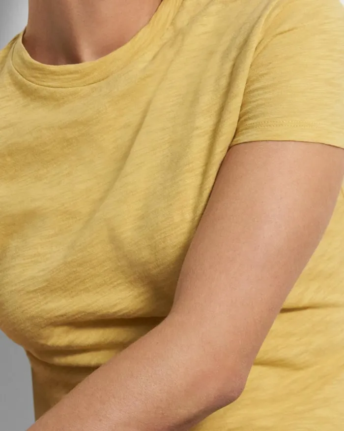 Women TShirts Tank Tops Theory Tiny Tee In Organic Slub Cotton Sun