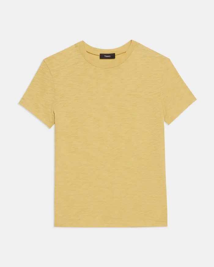 Women TShirts Tank Tops Theory Tiny Tee In Organic Slub Cotton Sun