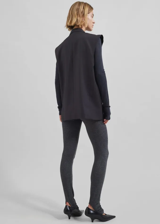 Women Tallin Vest 8211 Charcoal The Frankie Shop Outerwear