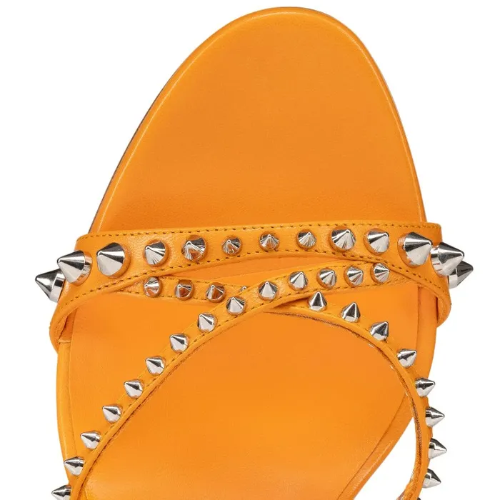 Women Tatoosh Spikes 85 Mm Mules 8211 Kid Leather And Spikes 8211 Hibiscus Christian Louboutin Sandals and Slides
