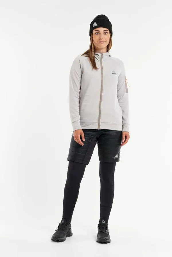 Women Teslin Grid LayerLimestone Orage Mid Layers