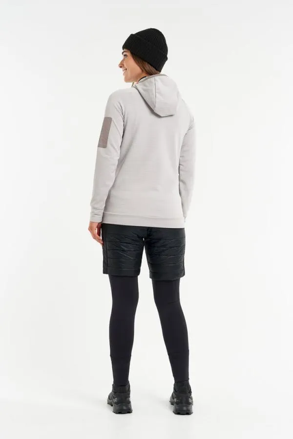Women Teslin Grid LayerLimestone Orage Mid Layers