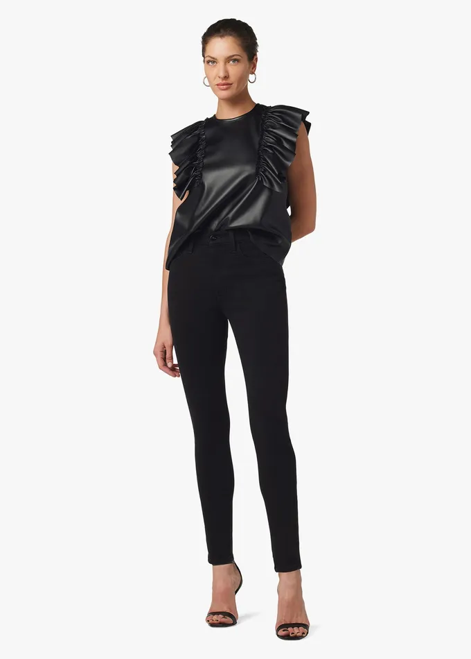 Women THE CHARLIE ANKLE Black Skinny Joe8217s Jeans