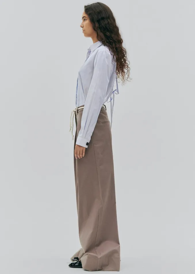 Women The Garment Cassano Wide Pants 8211 Smoke The Frankie Shop Bottoms