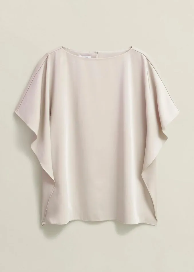 Women Tops Hobbs Delora Blouse Oyster