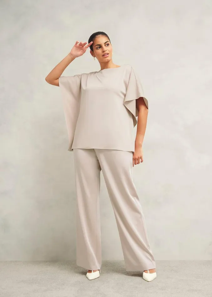 Women Tops Hobbs Delora Blouse Oyster