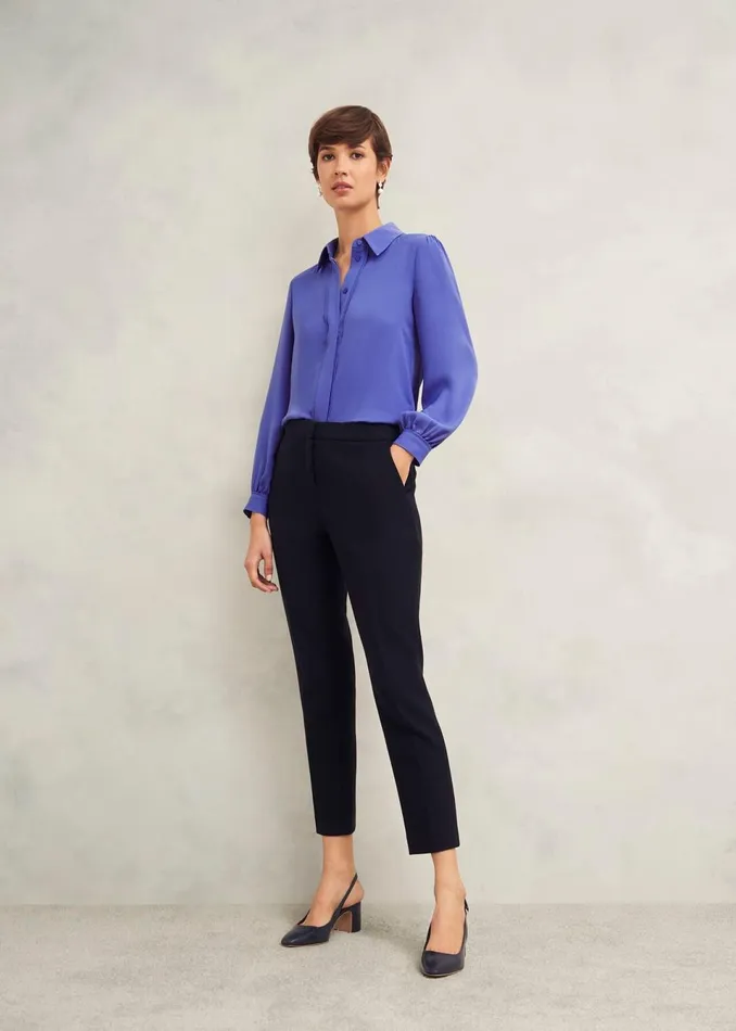 Women Tops Hobbs Jonie Shirt Twilight Blue